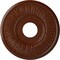 Ekena Millwork Berkshire Medallion (Canopies up to 7"), 15 3/4"OD x 3 7/8"ID x 3/4"P, Burnished Mahogany Crackle CM15BEBMC - alternate 1